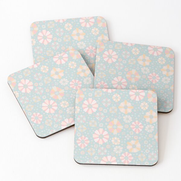 Item preview, Ditsy Spring Party Thrown Confetti Flowers - soft pastel designed and sold by colorofmagic.