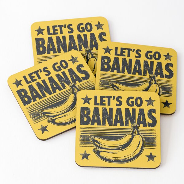 Item preview, Funny Let's Go Bananas Distressed Grunge Meme designed and sold by Blok45.