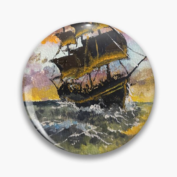 Item preview, Tall Ship At Sunset designed and sold by TheArtCave.