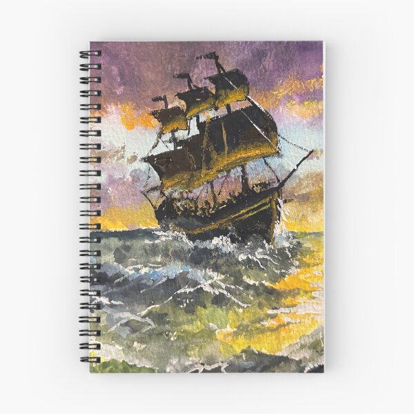 Item preview, Tall Ship At Sunset designed and sold by TheArtCave.