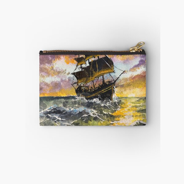 Item preview, Tall Ship At Sunset designed and sold by TheArtCave.
