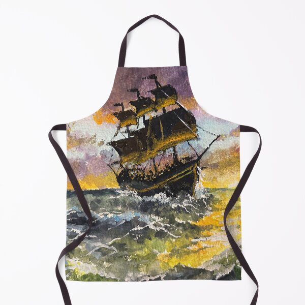 Item preview, Tall Ship At Sunset designed and sold by TheArtCave.