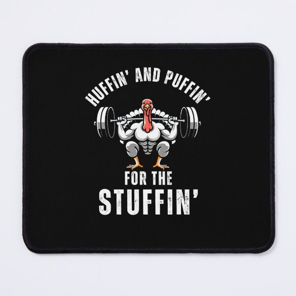 Item preview, Huffin and Puffin for the stuffin funny thanksgiving humor designed and sold by snowry.