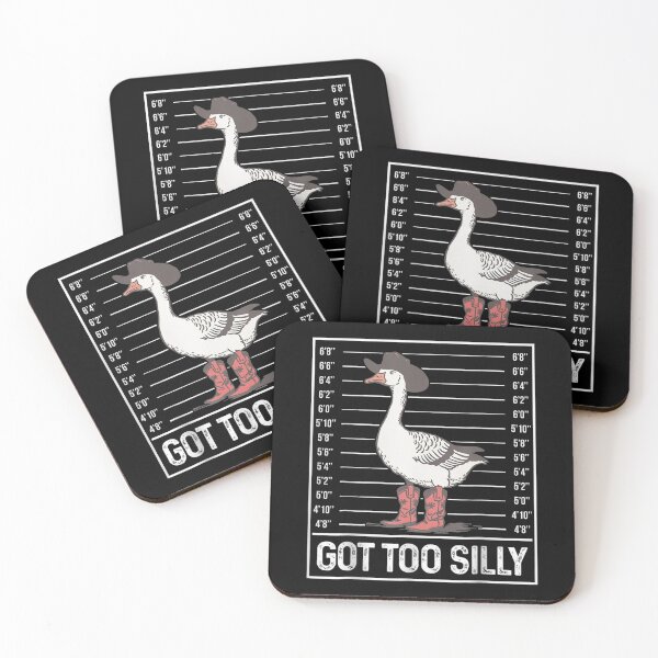 Item preview, Retro Cowgirl Boots Goose Got Too Silly Goose Funny Meme designed and sold by FantasyFablesC.