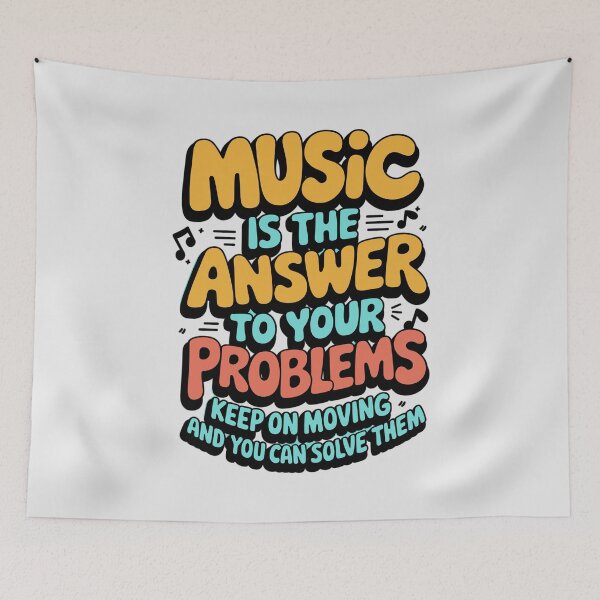 Item preview, "Music Is the Answer" Electronic Music gift – House Music Vibes designed and sold by paulo silveira.