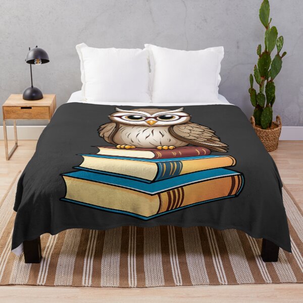 Item preview, Wise Owl on Books – Perfect for Book Lovers & Scholars designed and sold by UniversalFlair.