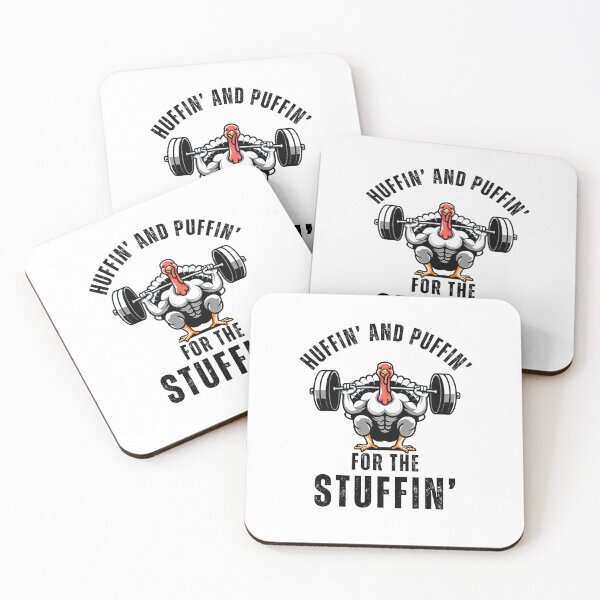 Item preview, Huffin and Puffin for the stuffin funny thanksgiving joke designed and sold by snowry.