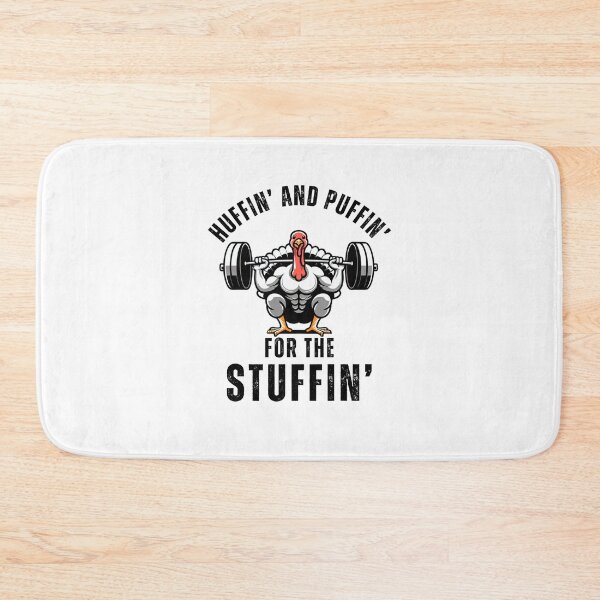 Item preview, Huffin and Puffin for the stuffin funny thanksgiving joke designed and sold by snowry.