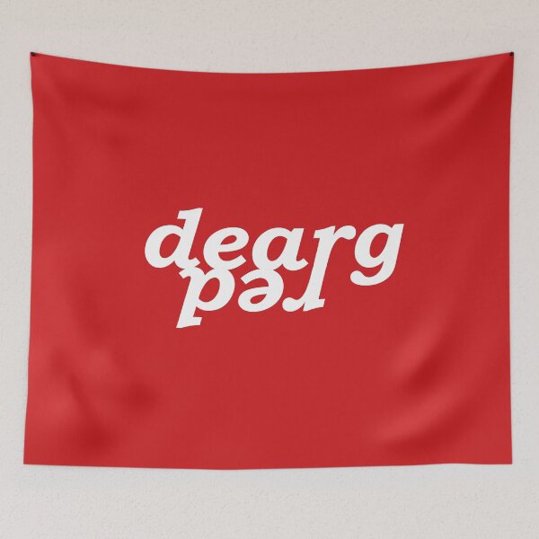 Item preview,  red | dearg Scottish Gaelic (Gàidhlig) translation font touching designed and sold by Mamaidh Made.