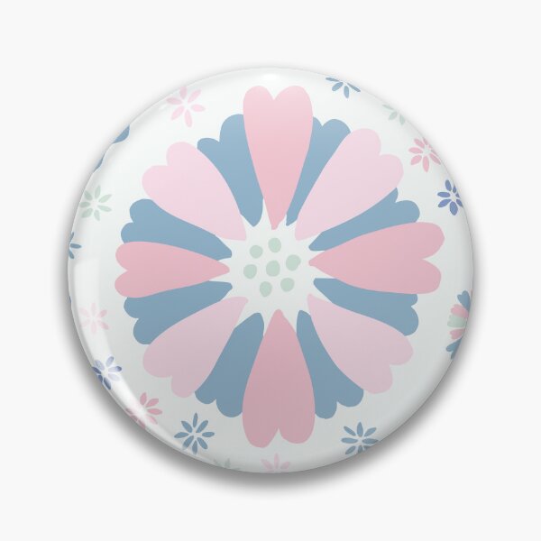 Item preview, Ditsy spring party thrown confetti flowers on white designed and sold by colorofmagic.