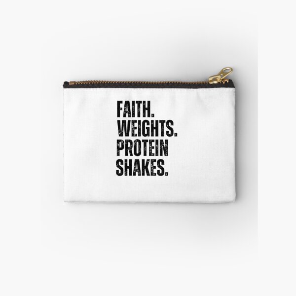 Item preview, Faith Weights Protein Shakes Christian gym weight lifting designed and sold by snowry.
