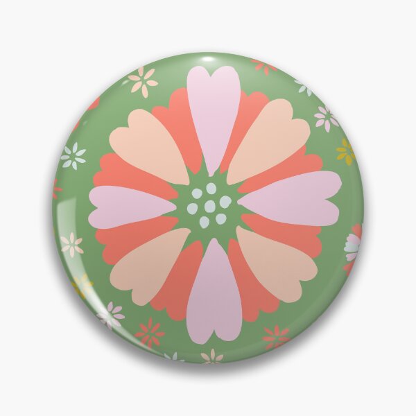 Item preview, Ditsy Spring Confetti Flowers - green designed and sold by colorofmagic.