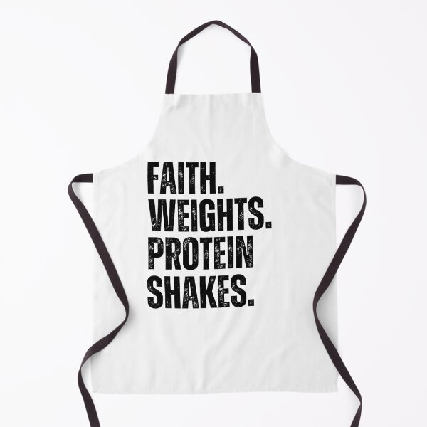 Item preview, Faith Weights Protein Shakes Christian gym weight lifting designed and sold by snowry.