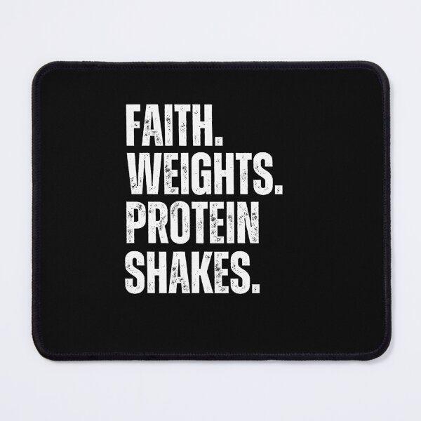 Item preview, Faith Weights Protein Shakes Christian workout designed and sold by snowry.