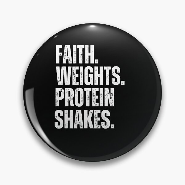 Artikelvorschau, Faith Weights Protein Shakes Christliches Training entworfen und verkauft von snowry.