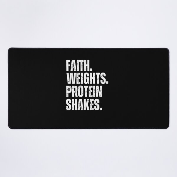 Item preview, Faith Weights Protein Shakes Christian workout designed and sold by snowry.