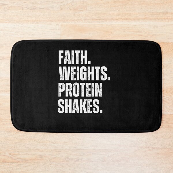 Item preview, Faith Weights Protein Shakes Christian workout designed and sold by snowry.