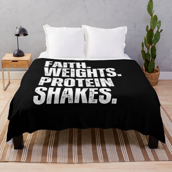 Item preview, Faith Weights Protein Shakes Christian workout designed and sold by snowry.
