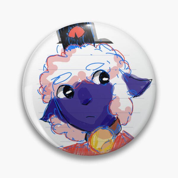 Item preview, The Lamb Notes Doodle Sticker designed and sold by n3o-dinitrogen.