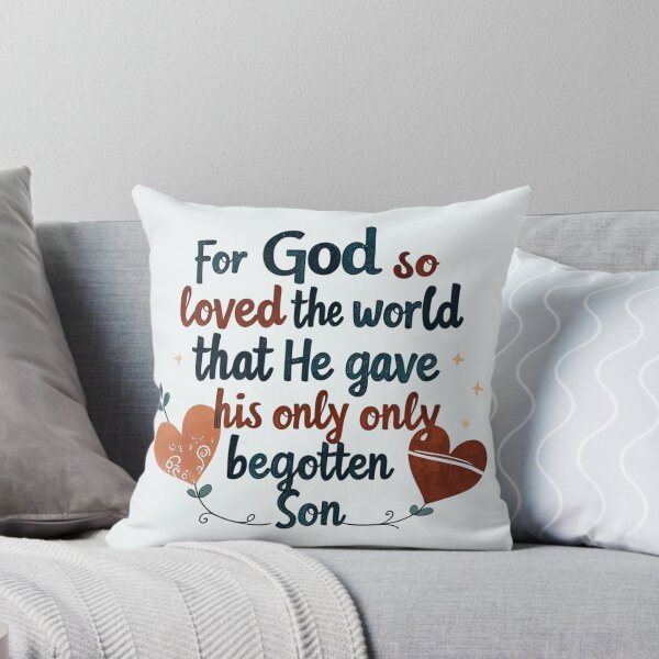 Item preview, For God So Loved The World That He Gave His Only Begotten Son designed and sold by Faithloveshop.
