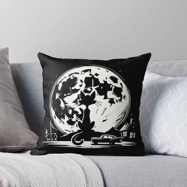 Item preview, Cat Cats Moon Moonlight Supermoon Gift designed and sold by Pineapple-Tree.