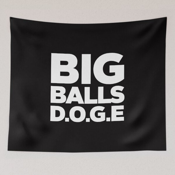 Item preview, Doge In Big Balls We Trust - This funny gift is perfect for meme lovers, cryptocurrency enthusiasts, Dogecoin fans, and those who enjoy bold, standout style. designed and sold by ZyziowskyArt.