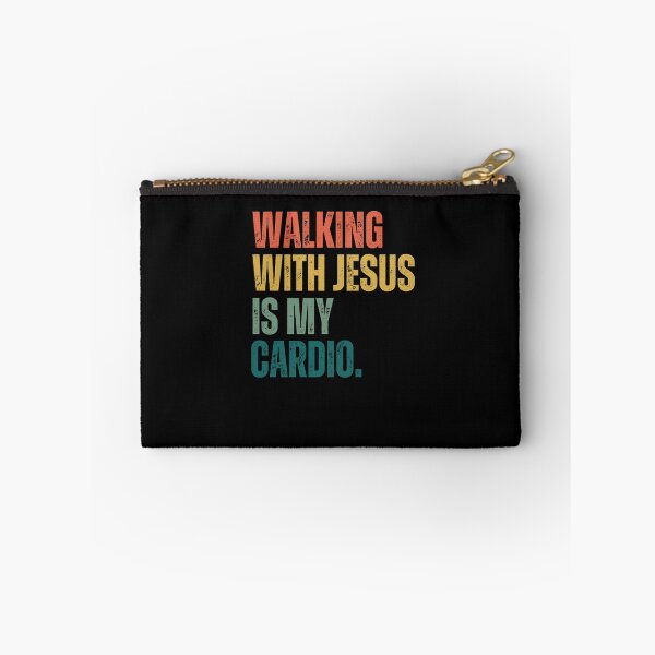 Item preview, Retro Walking with Jesus is my Cardio funny Christian runner designed and sold by snowry.
