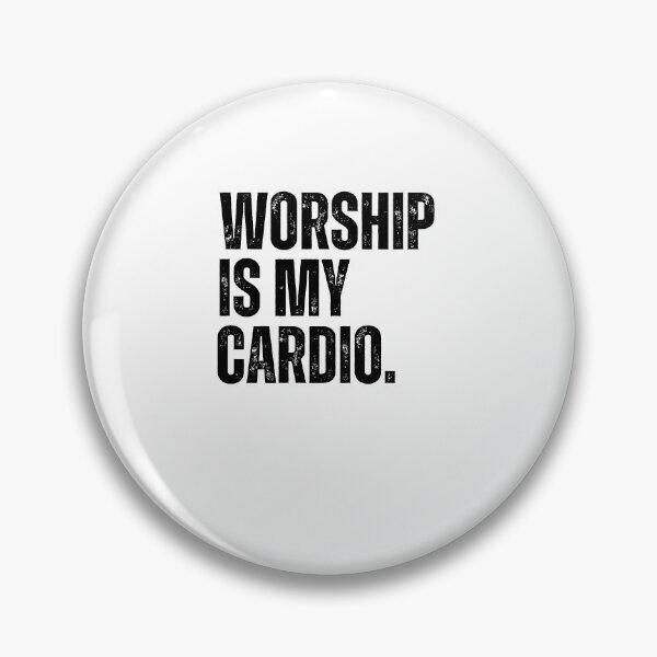 Item preview, Worship is my Cardio funny Christian Faith runner running designed and sold by snowry.