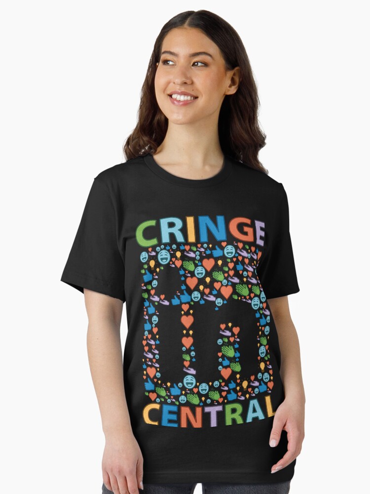 Thumbnail 2 of 7, Essential T-Shirt, Cringe Central designed and sold by v-nerd.