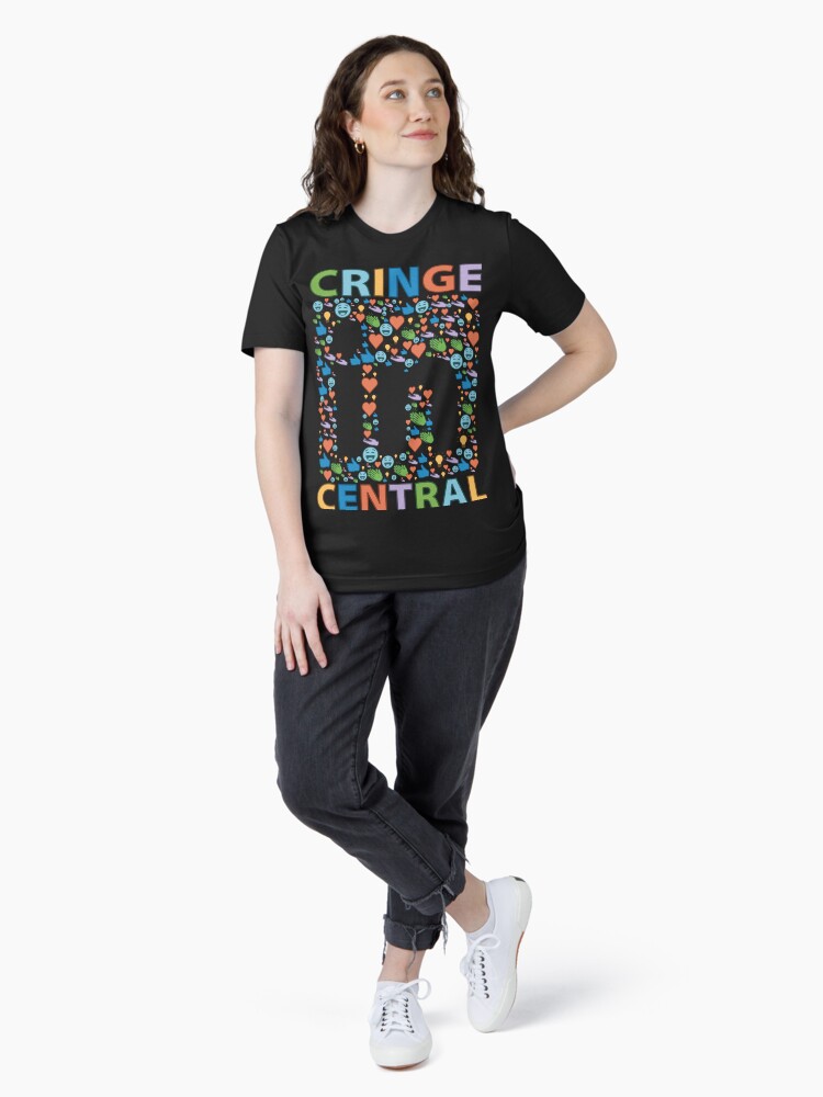 Thumbnail 4 of 7, Essential T-Shirt, Cringe Central designed and sold by v-nerd.