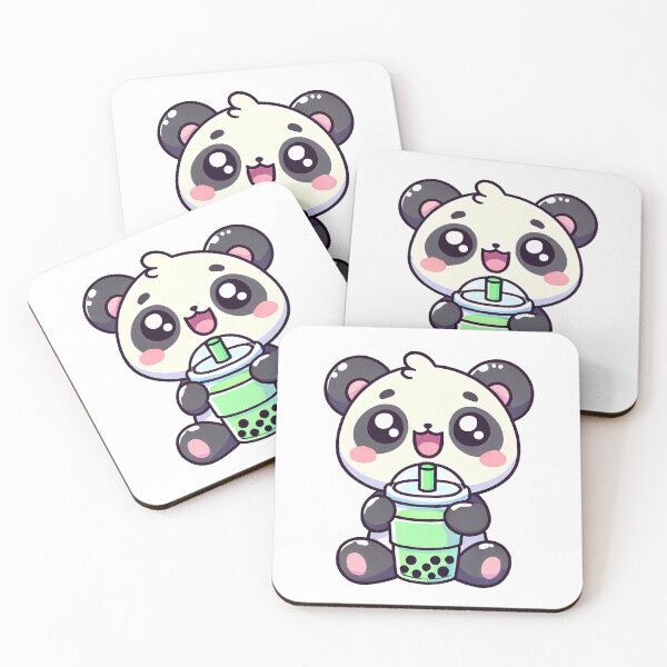 Item preview, Kawaii Panda Boba Tea designed and sold by KD Merch.