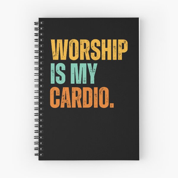 Item preview, Worship is my Cardio funny Christian retro runner running designed and sold by snowry.