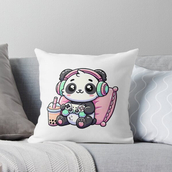Aperçu de l'œuvre Panda mignon, amoureux des animaux de jeu créée et vendue par KD Merch.