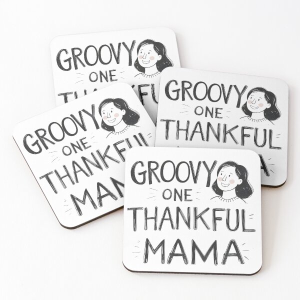 Item preview, Thankful Mama: Groovy Hand-Lettered Design to Celebrate Your Supermom designed and sold by postprocess.