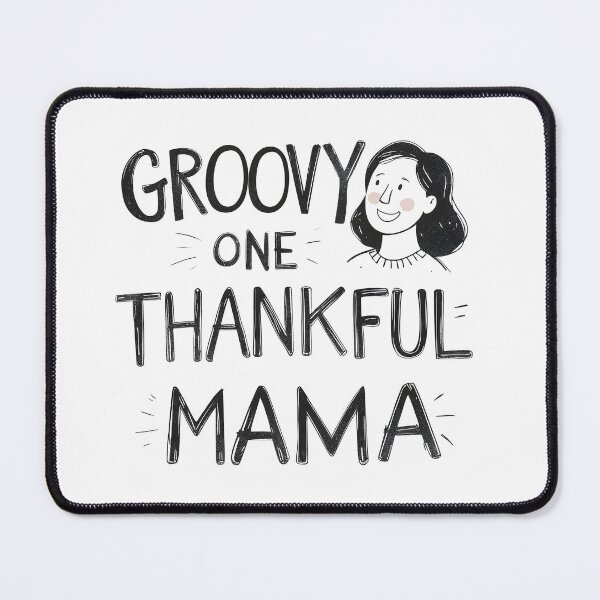 Item preview, Thankful Mama: Groovy Hand-Lettered Design to Celebrate Your Supermom designed and sold by postprocess.