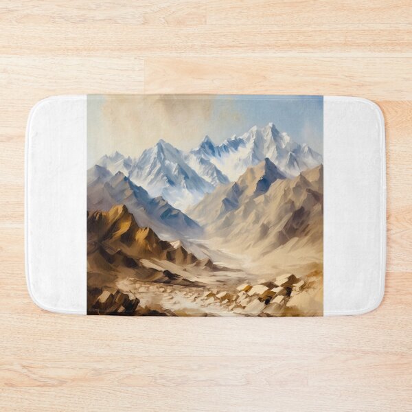 Aperçu de l'œuvre Chaîne de montagnes de l'Hindu Kush créée et vendue par Island Art Studios.