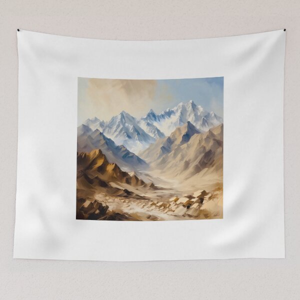 Item preview, Hindu Kush Mountain range designed and sold by Island Art Studios.