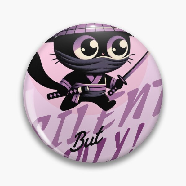 Item preview, Silent But Deadly – Ninja Cat Stealth Mode designed and sold by DARK_NOVA.