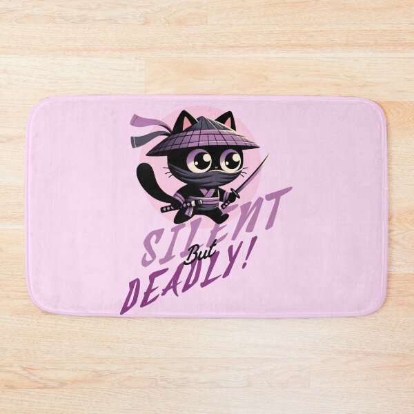 Item preview, Silent But Deadly – Ninja Cat Stealth Mode designed and sold by DARK_NOVA.