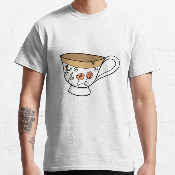 Vista previa del artículo con la obra «Taza estética con flores.», diseñado y vendido por Fuchsiella.