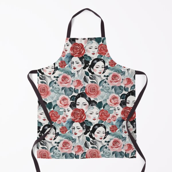 Item preview, Roses And Dreamy Faces Floral Watercolor designed and sold by CarrollGene.
