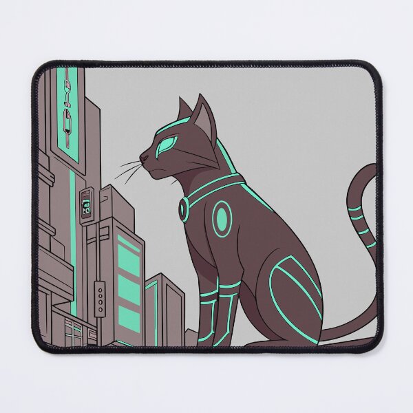 Item preview, Cyber Cat Neon Glow designed and sold by COTW.