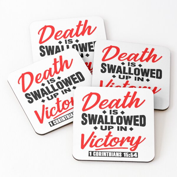 Item preview, 1 Corinthians 15:54 Death Is Swallowed Up In Victory designed and sold by plushism.