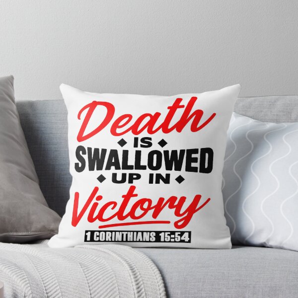 Item preview, 1 Corinthians 15:54 Death Is Swallowed Up In Victory designed and sold by plushism.