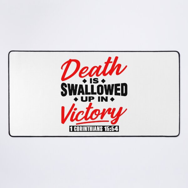 Item preview, 1 Corinthians 15:54 Death Is Swallowed Up In Victory designed and sold by plushism.
