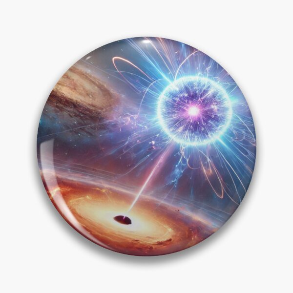 Item preview,  Scientific visualization of a pulsar and a supernova designed and sold by Z-Warsztatu.