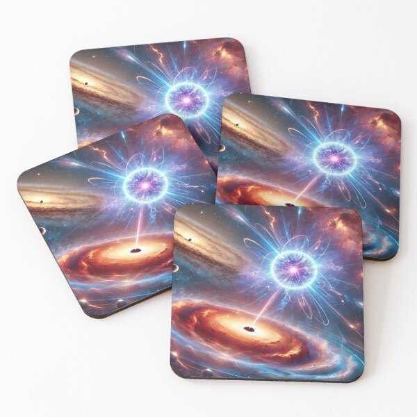 Item preview,  Scientific visualization of a pulsar and a supernova designed and sold by Z-Warsztatu.