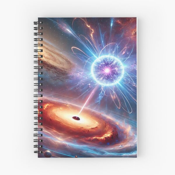 Item preview,  Scientific visualization of a pulsar and a supernova designed and sold by Z-Warsztatu.