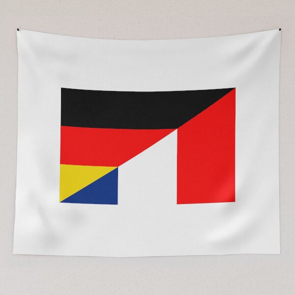 Item preview, Germany France Flag designed and sold by Carl's Clothing.