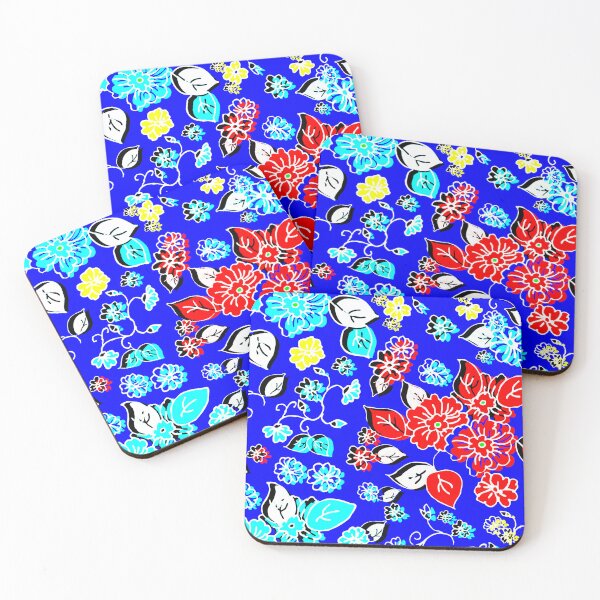Item preview, Neon Bright Floral Print designed and sold by Sharon Schwalbe.
